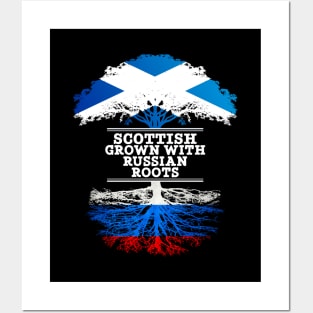 Scottish Grown With Russian Roots - Gift for Russian With Roots From Russia Posters and Art